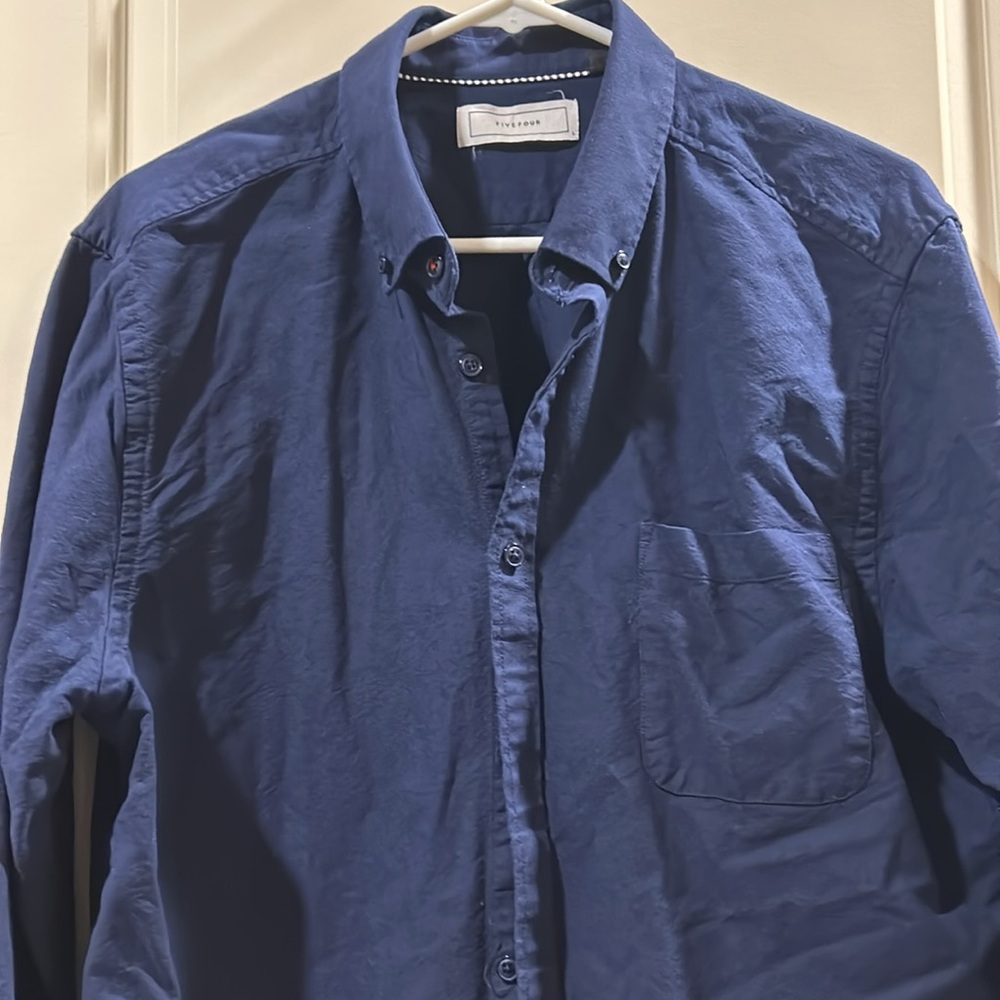 Five Four Mens Button Down Collared Front Pocket … - image 7